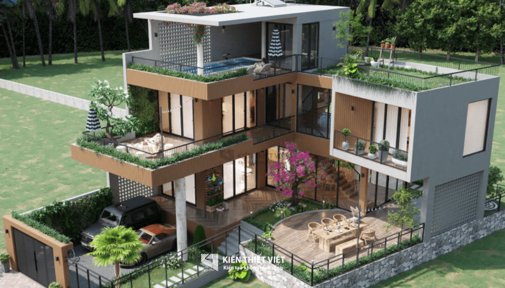 Đơn vị thi công thiết kế biệt thự cao cấp