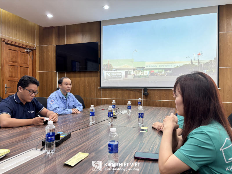 Kiến Thiết Việt tham quan nhà máy thép Vina Kyoei