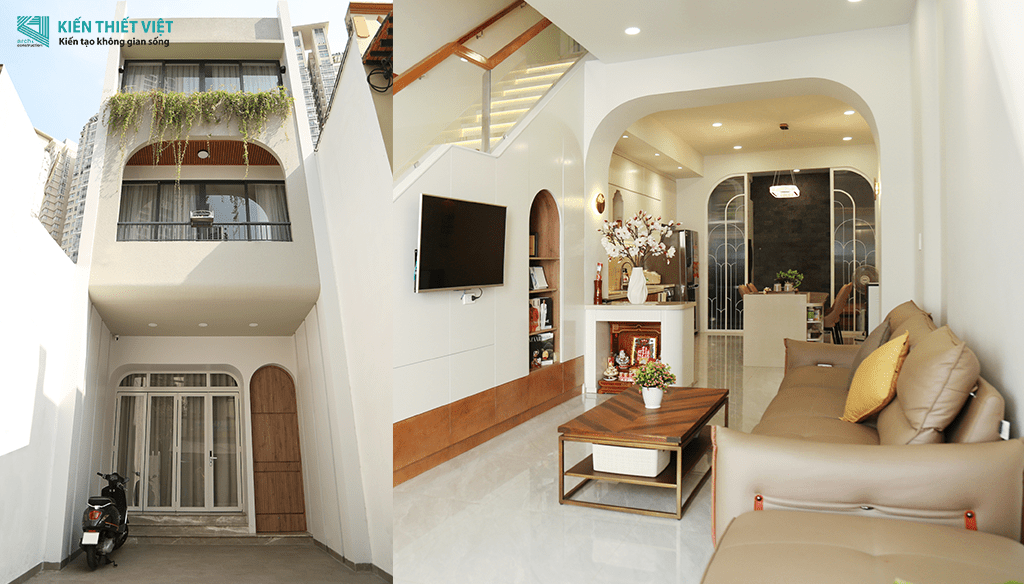 thi công thiết kế nhà phố cao cấp