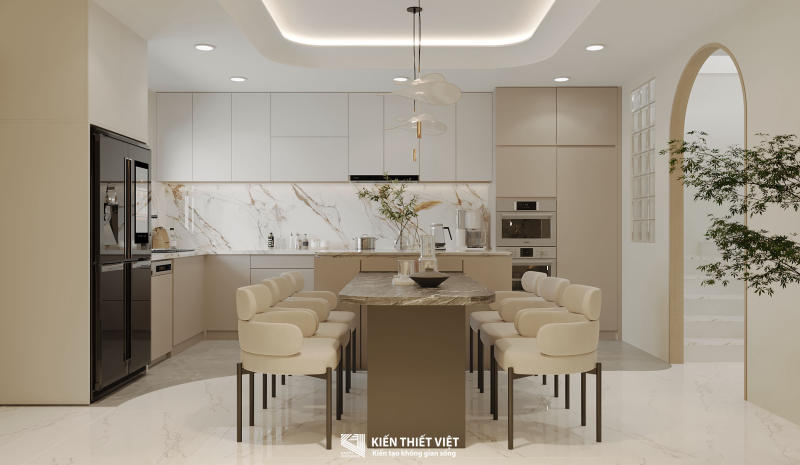 THIẾT KẾ NỘI THẤT – KHÔNG GIAN KHÁCH BẾP (13)