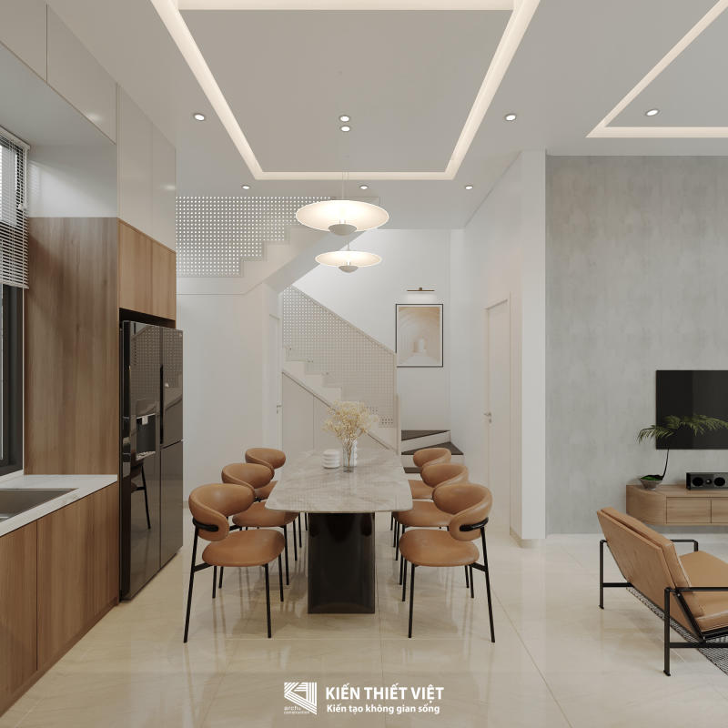 THIẾT KẾ NỘI THẤT – KHÔNG GIAN KHÁCH BẾP (11)