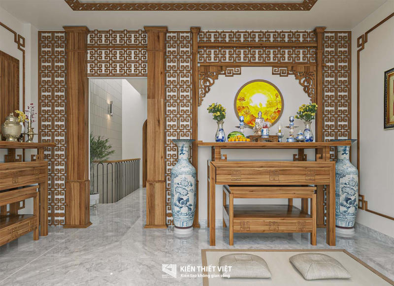 Thiết kế nội thất – Phòng thờ (28)
