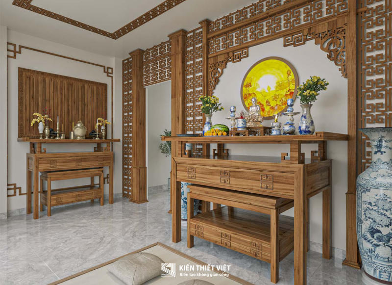 Thiết kế nội thất – Phòng thờ (29)