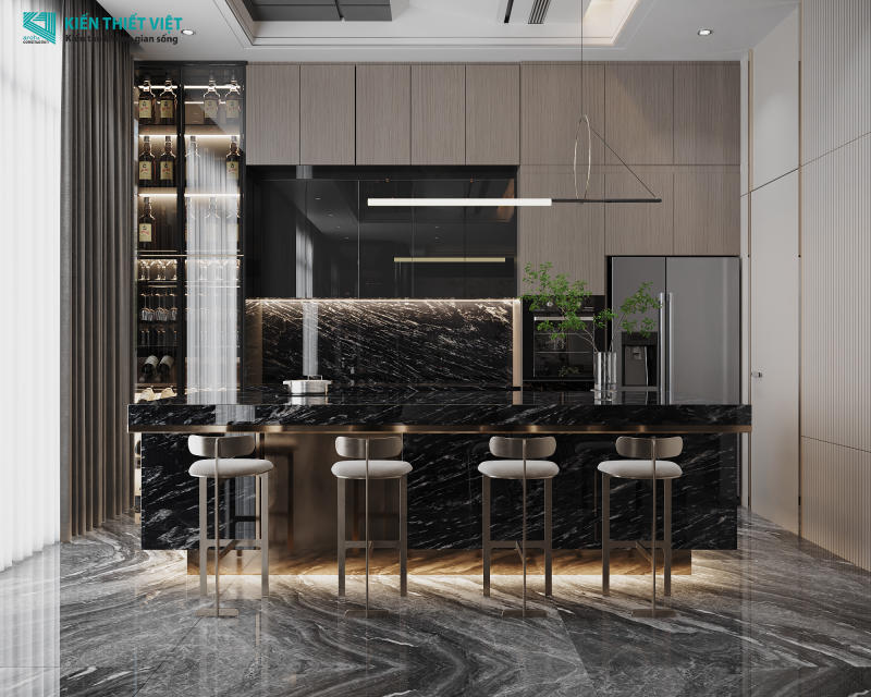 Thiết kế nội thất – Phòng khách bếp (32)