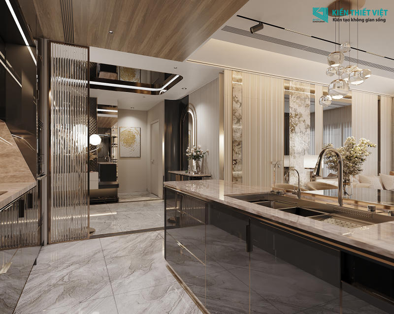 Thiết kế nội thất – Phòng khách bếp (14)