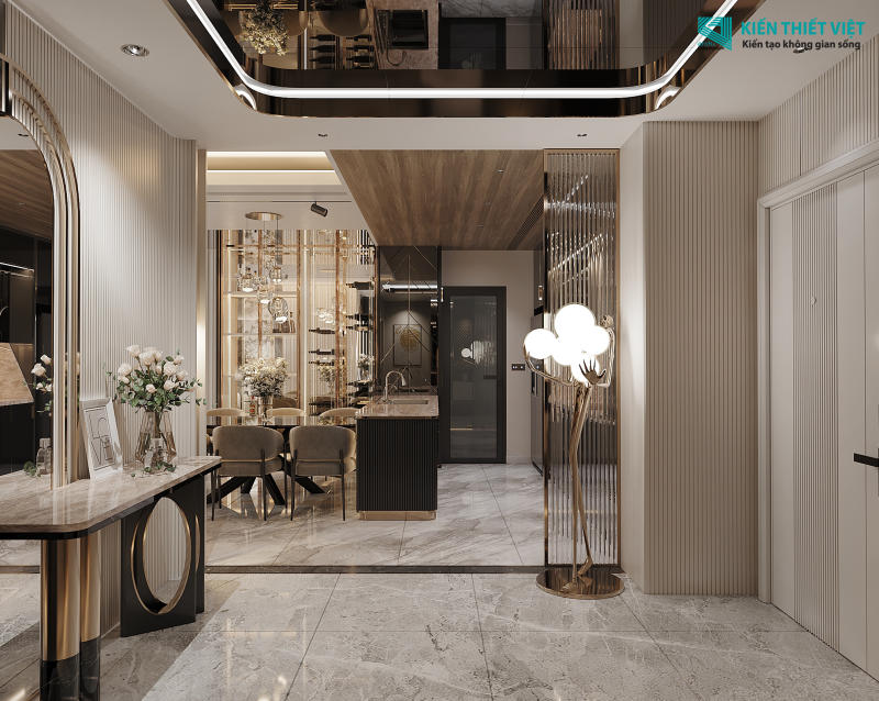 Thiết kế nội thất – Phòng khách bếp (11)