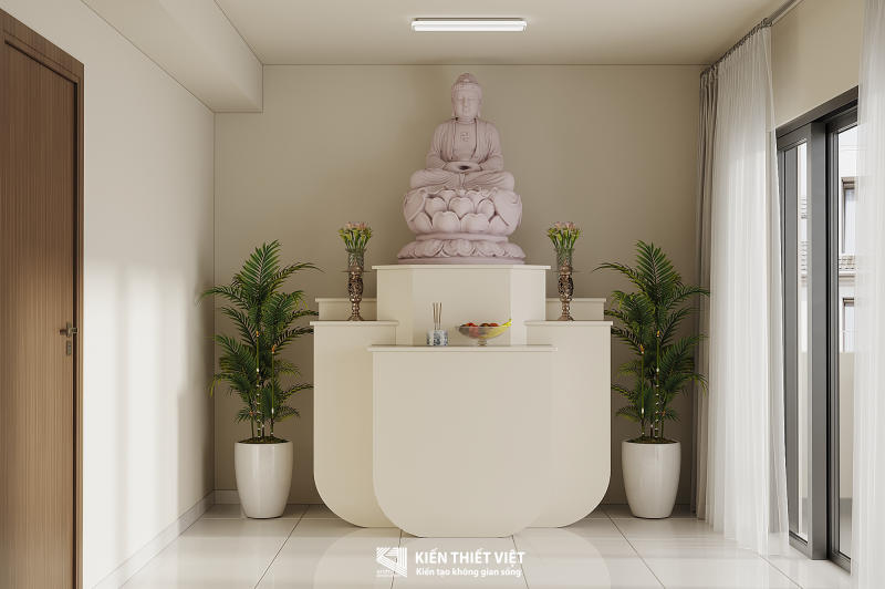 Thiết kế nội thất – Phòng thờ (37)